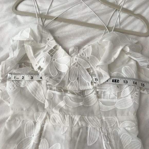 NWT Peppermayo White Lace Romper - Picture 7 of 7